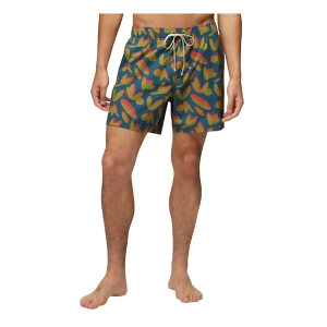 Men's prAna Metric E-Waist Zip Swim Boardshorts XLarge Catalina Indo Disco
