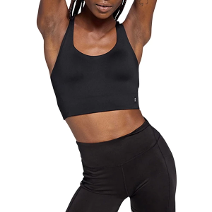 Women's On Running Active Long Line Sports Bra Medium A/C Black