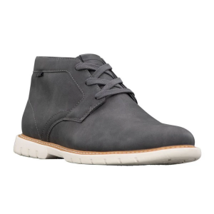 Men's Ben Sherman Whitby Chukka Boots 7.5 Dark Charcoal/Whisper White