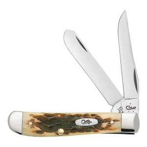 Case Knives Mini Trapper Amber Bone Pocket Knife