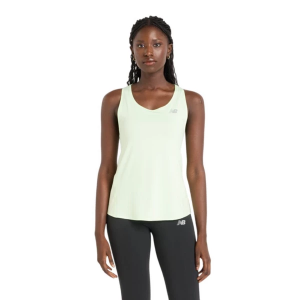 Women's New Balance Race Day Singlet Scoop Neck Running Tank Top XSmall Melon Water