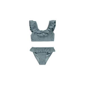 Girls' Rylee + Cru Giana Swim Bikini Set 6/7 Ocean