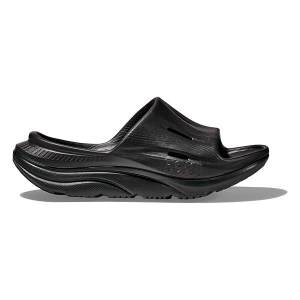 Kids' HOKA Ora 3 Slide Sandals Big 4 Black/Black
