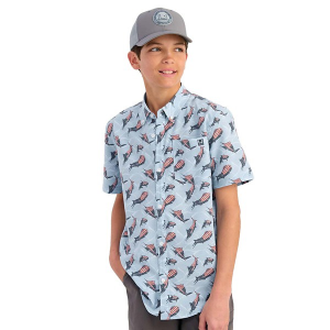 Kids' Huk KC Kona Button Up Shirt Medium Windsurfer
