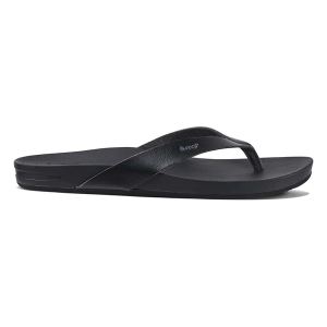 Women's Reef Cushion Court Flip Flop Sandals 5 Black