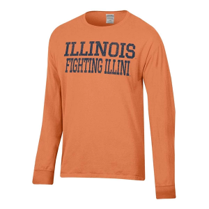 Illinois Fighting Illini Gear For Sports Third Rock ComfortWash T-Shirt XLarge Orange