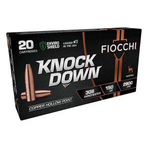 Fiocchi Knock Down Copper HP Rifle Ammunition