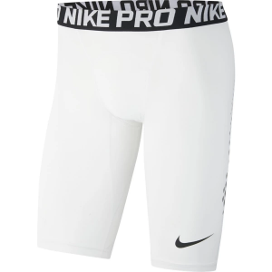 Men's Nike Pro Baseball Slider Compression Shorts Large White