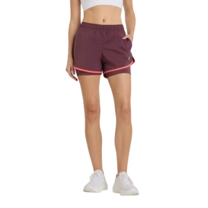 Women's New Balance Sport Essentials 2-in-1 Shorts Small Faded Plum