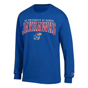 Kansas Jayhawks Champion Cooper T-Shirt XLarge Blue