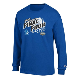 Duke Blue Devils Champion Final Four T-Shirt XLarge Blue