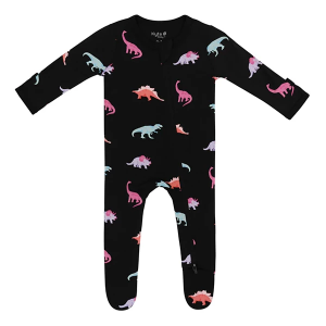 Kyte Baby Zippered Footie Pajamas Baby 6/12 mo. Midnight Roar