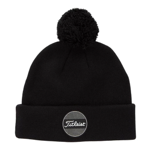 Titleist Boardwalk Pom Pom Golf Beanie One Size Black
