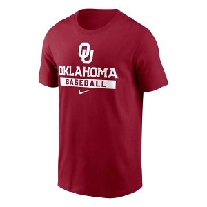 Oklahoma Sooners Nike Baseball T-Shirt XLarge Crimson