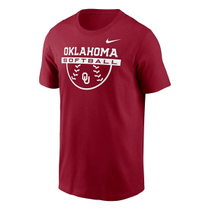 Oklahoma Sooners Nike Softball T-Shirt Medium Crimson