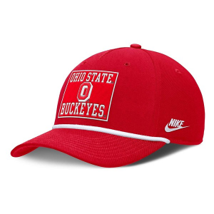 Ohio State Buckeyes Nike Rise Rope Flexfit Hat M/L Red