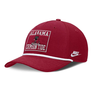 Alabama Crimson Tide Nike Rise Rope Flexfit Hat M/L Crimson