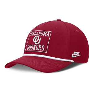 Oklahoma Sooners Nike Rise Rope Flexfit Hat M/L Crimson