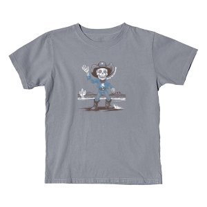 Kids' Vapor Apparel Hey Hi Howdy T-Shirt Large Steel Grey Heather