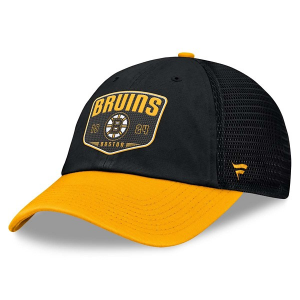 Boston Bruins Fanatics One Timer Adjustable Hat One Size Black