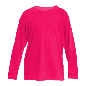 Vapor Apparel Sun Long Sleeve T-Shirt Toddler 3T Safety Pink