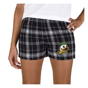 Oregon Ducks Concepts Sport Women's Ultimate Shorts Medium Black/Grey