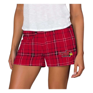 Illinois State Redbirds Concepts Sport Women's Ultimate Shorts Small Red/Black