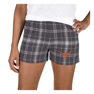 Texas Longhorns Concepts Sport Women's Ultimate Shorts Small Charcoal/Grey