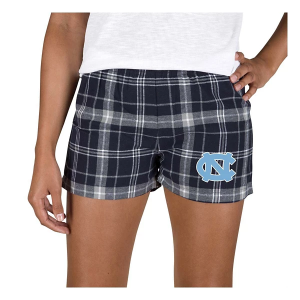 North Carolina Tar Heels Concepts Sport Women's Ultimate Shorts XLarge Navy/Grey