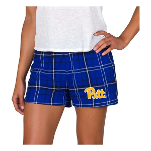Pittsburgh Panthers Concepts Sport Women's Ultimate Shorts Small Royal/Black