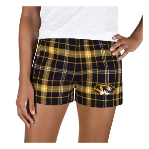 Missouri Tigers Concepts Sport Women's Ultimate Shorts Small Black/Gold