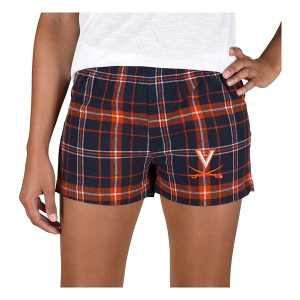 Virginia Cavaliers Concepts Sport Women's Ultimate Shorts Small Navy/Orange