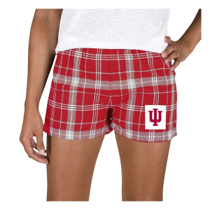 Indiana Hoosiers Concepts Sport Women's Ultimate Shorts Small Cardinal/Grey
