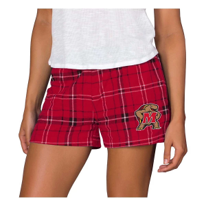 Maryland Terrapins Concepts Sport Women's Ultimate Shorts Medium Red/Black