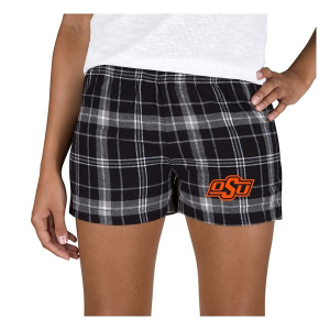 Oklahoma State Cowboys Concepts Sport Women's Ultimate Shorts Small Black/Grey