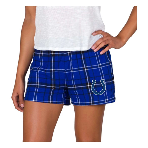 Women's Indianapolis Colts Concepts Sport Ultimate Short Shorts Small Royal/Black