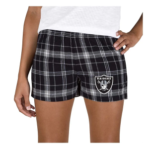 Women's Las Vegas Raiders Concepts Sport Ultimate Short Shorts Small Black/Grey