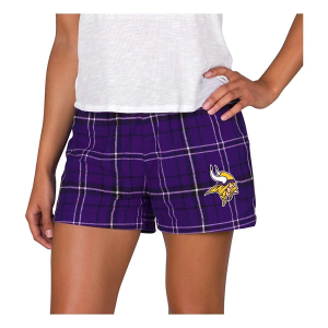 Women's Minnesota Vikings Concepts Sport Ultimate Short Shorts Small Purple/Black