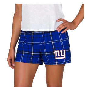 Women's New York Giants Concepts Sport Ultimate Short Shorts Medium Royal/Black