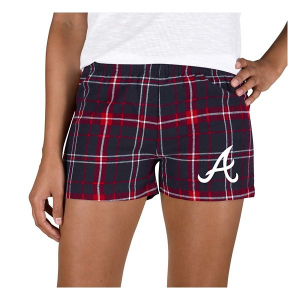 Women's Atlanta Braves Concepts Sport Ultimate Short Large Navy/Red