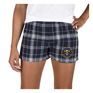 Women's Denver Nuggets Concepts Sport Ultimate Shorts Small Navy/Grey