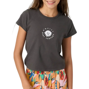 Girls' O'Neill Pacific Bloom T-Shirt XLarge Washed Black