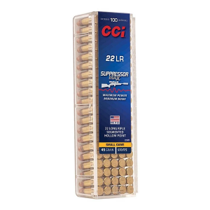 CCI Suppressor Max Segmented HP Rimfire Ammunition