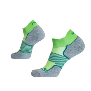 Adult OS1st No Show Pickleball Socks Medium Green Singles