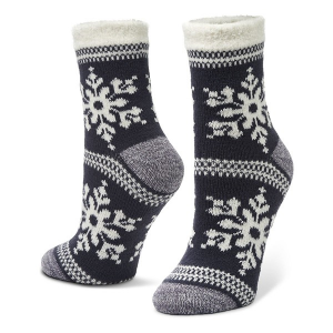 Women's Sof Sole Fireside Snow Joke Crew Socks Medium Blue Singles