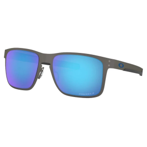 Men's Oakley Oakley Holbrook Metal Sunglasses Polarized Sunglasses Matte Gunmetal/Prizm Sapphire Polarized