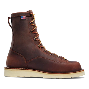 Men's Danner Bull Run 8" EH Certified,Slip Resistant Work Boots Outdoor 14 Brown
