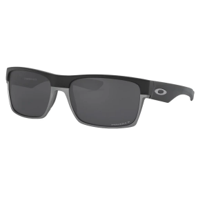 Men's Oakley Two Face Prizm Polarized Sunglasses Matte Black/Prizm Black Polarized