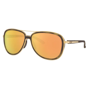 Men's Oakley Split Time Gradient Prizm Polarized Sunglasses Brown Tortoise/Prizm Rose Gold Polarized