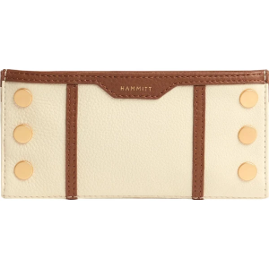Hammitt 110 North Bifold Wallet Courtyard Cream/Brushed Gold